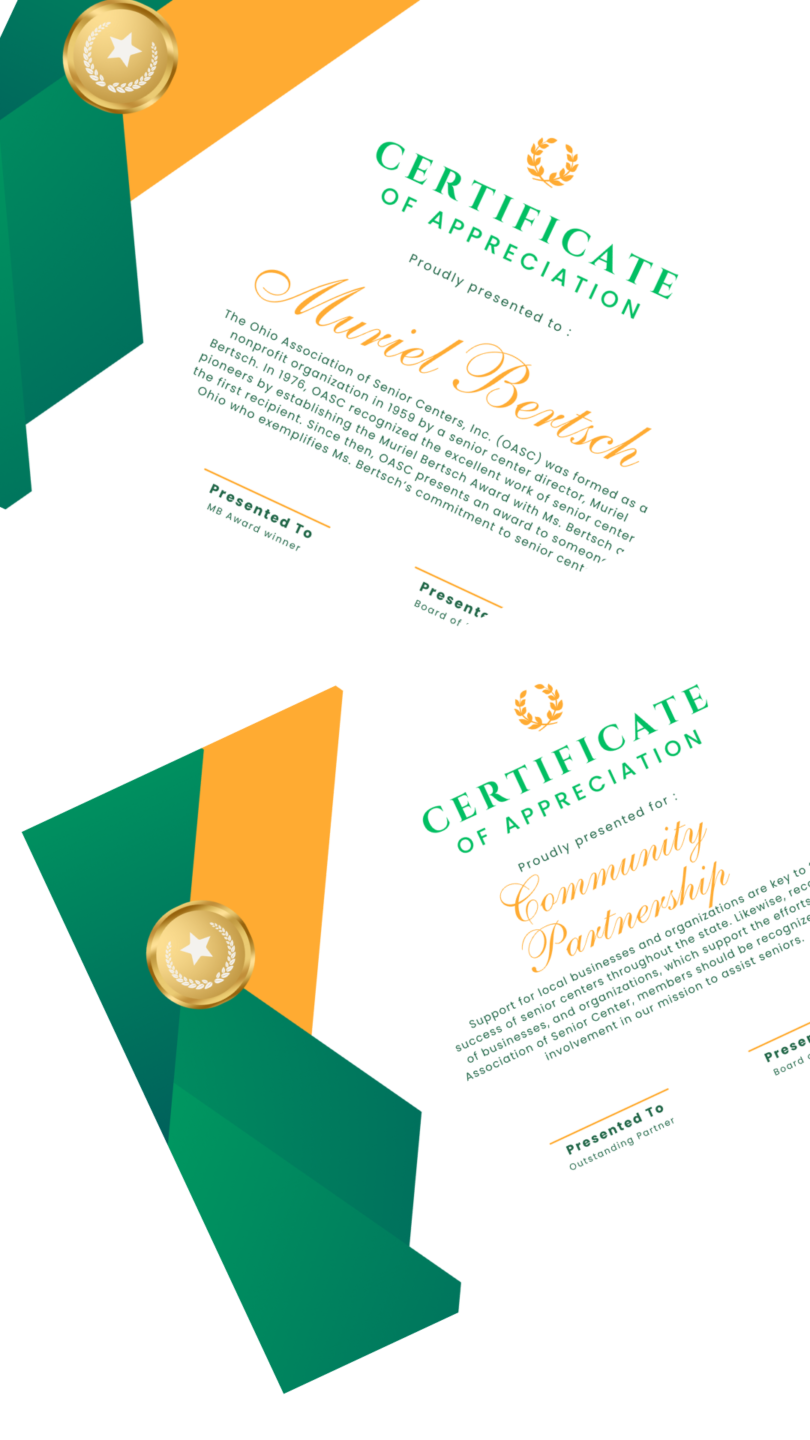 Certification pics